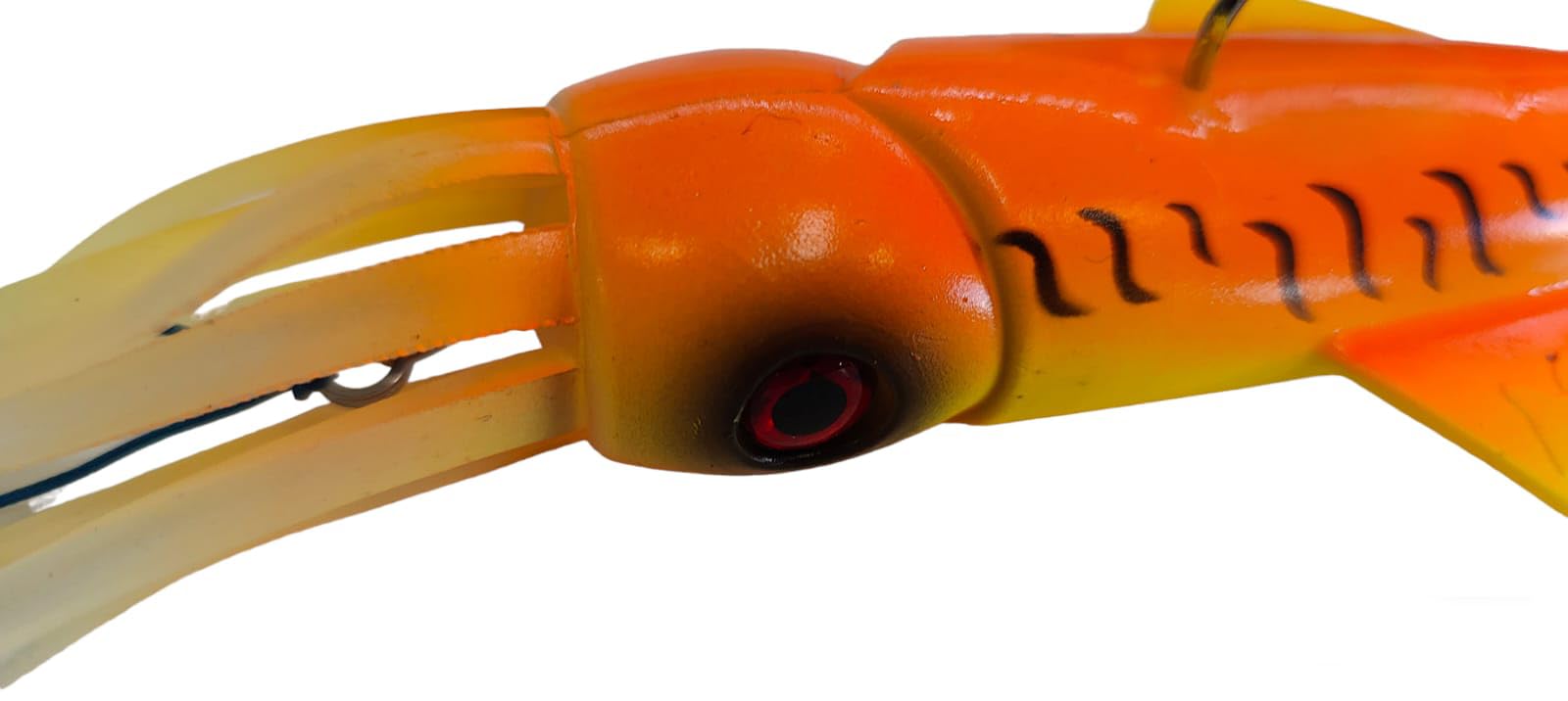 Premium VETROS PVC Squid Lures for Grouper, Snapper, Tuna & Amberjack Fishing - Saltwater & Freshwater Artificial Bait with Realistic Action - Perfect for Deep Sea, Offshore & Inshore Angling