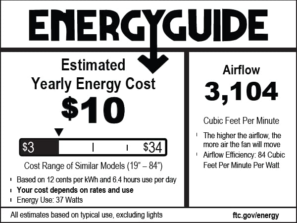 Hunter Fan 44 Inch Low Profile Fresh White Indoor Ceiling Fan with LED Light Kit and Pull Chain - Energy Efficient Quiet DC Motor - Perfect for Bedroom, Living Room, Office (Renewed)
