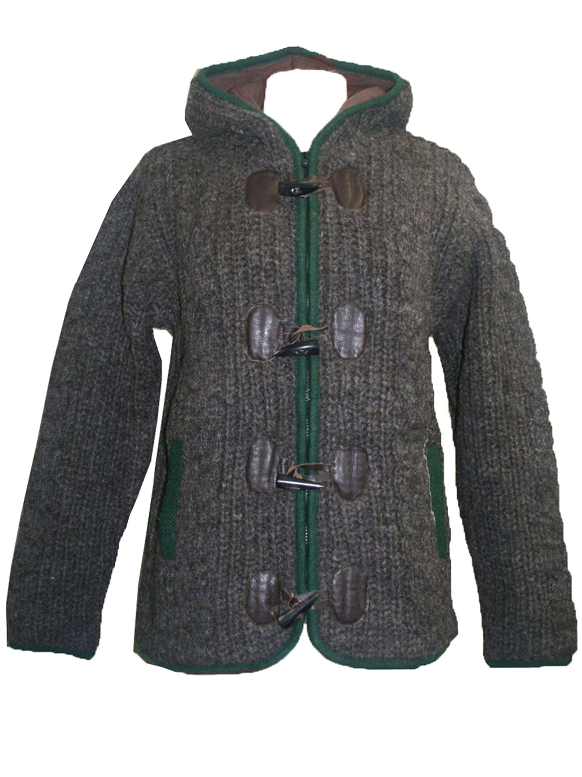 Agan Traders Women's BADA Lambs Wool Fleece Lined Heavy Sweater Cardigan Hoodie - Warm Winter Jacket for Petite Size - Perfect for Outdoor Activities & Casual Wear