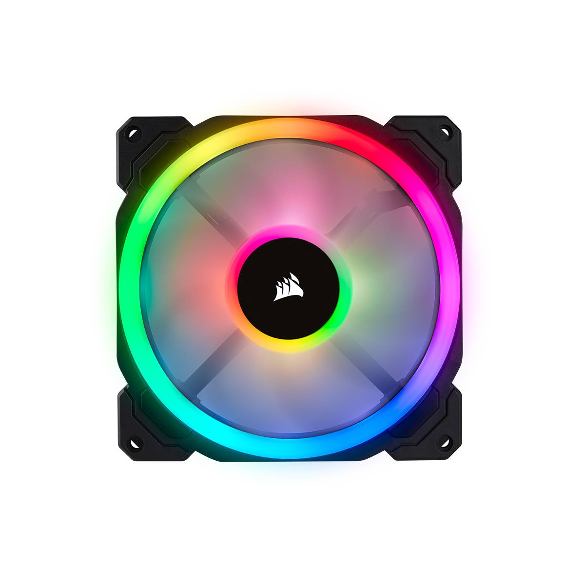 Corsair LL120 RGB 120mm Dual Light Loop PWM Fan - Single Pack | High-Performance PC Cooling with Vibrant RGB Lighting for Gaming Rigs & PC Builds