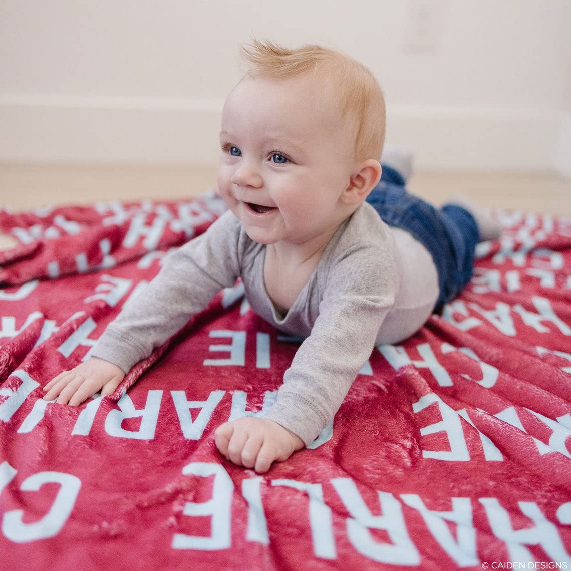 Personalized Baby Blankets for Boys & Girls - Custom Name Blanket for Newborn Nursery, Christening & Baptism Gifts | Perfect for Baby Showers, Room Decor & Keepsake Memories