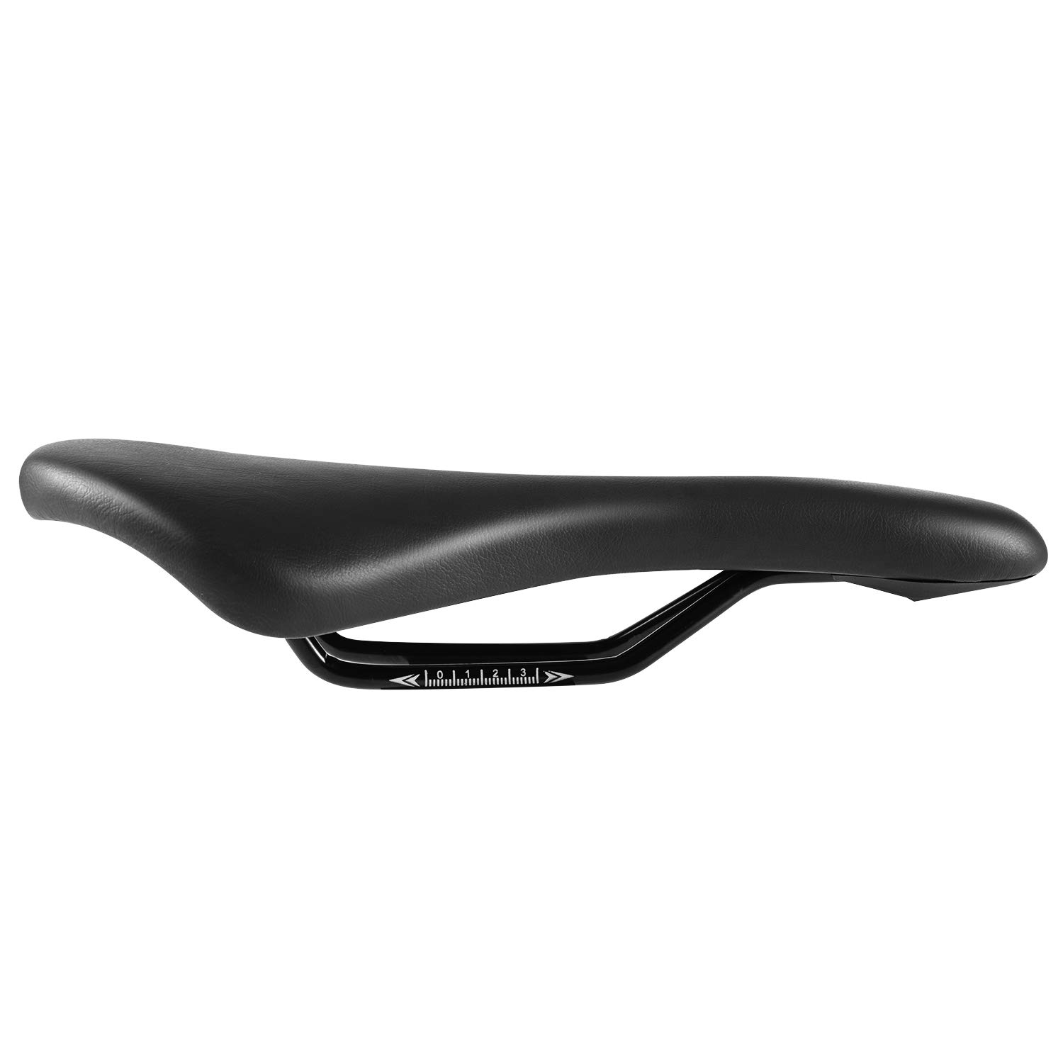 **Breathable Comfortable Bike Saddle Seat Pad for Road & Fixed Gear Bicycles - Black Hollow Design - Ideal for Long Rides & Commuting**