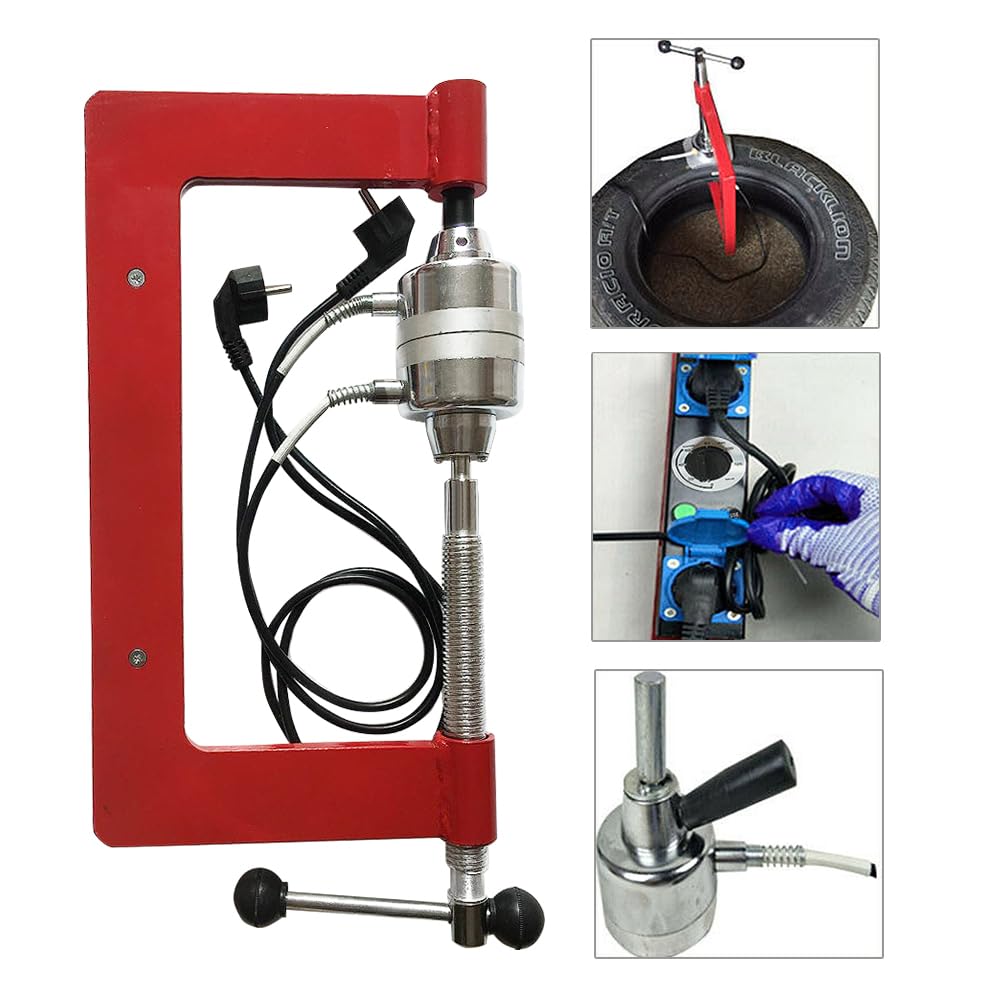 ZXMT 110V Auto Vacuum Tire Repair Machine - Professional Vulcanizing & Patching Kit for Car, Truck, Motorcycle Tires | Ideal for Roadside Emergencies & DIY Garage Repairs