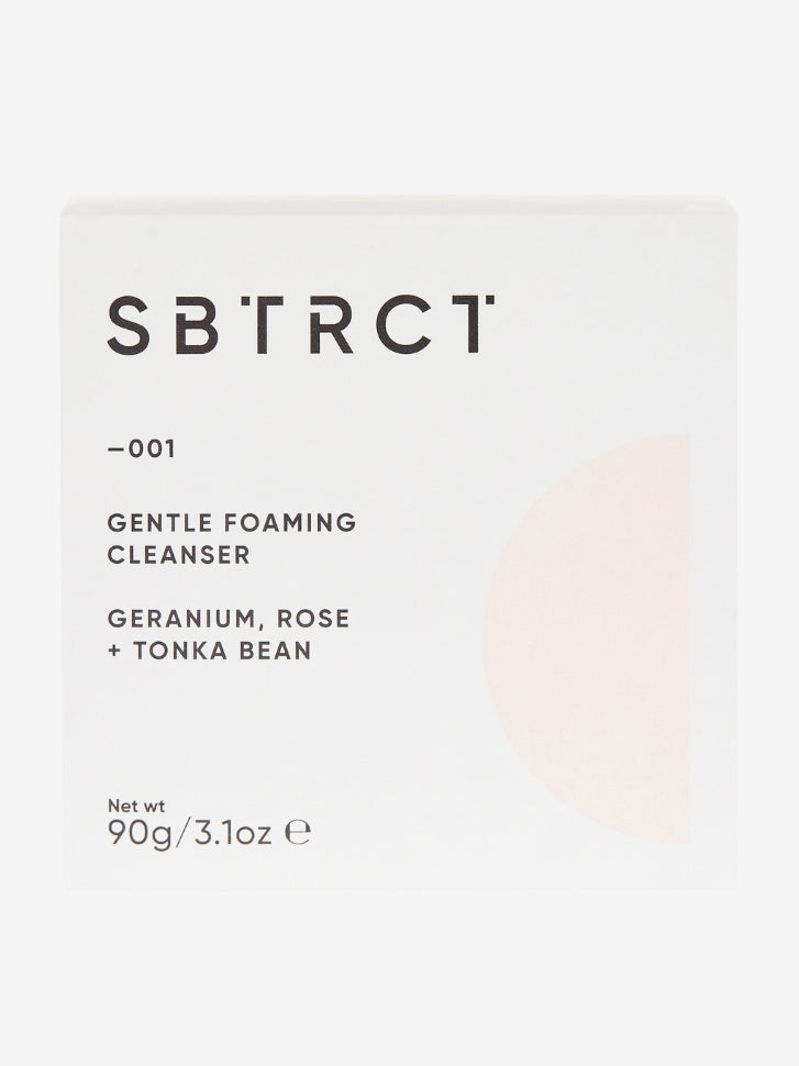 SBTRCT Gentle Foaming Cleanser Refill - Vegan, Cruelty-Free Face Wash for Sensitive Skin | Daily Skincare Routine, Travel-Friendly Eco Refill Pack