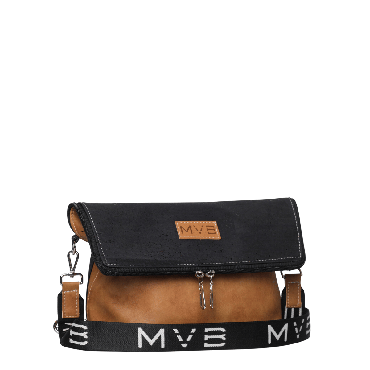Vegan Cork Crossbody Bag for Women - Eco-Friendly & Stylish Black Handbag | Perfect for Casual Outings, Travel & Everyday Use