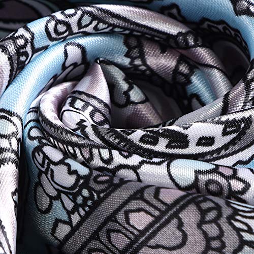 4 Pack Stylish Square Scarves - Fashionable Hair Accessories & Neck Scarves for Women - Perfect for Casual Outfits, Office Wear, and Special Occasions