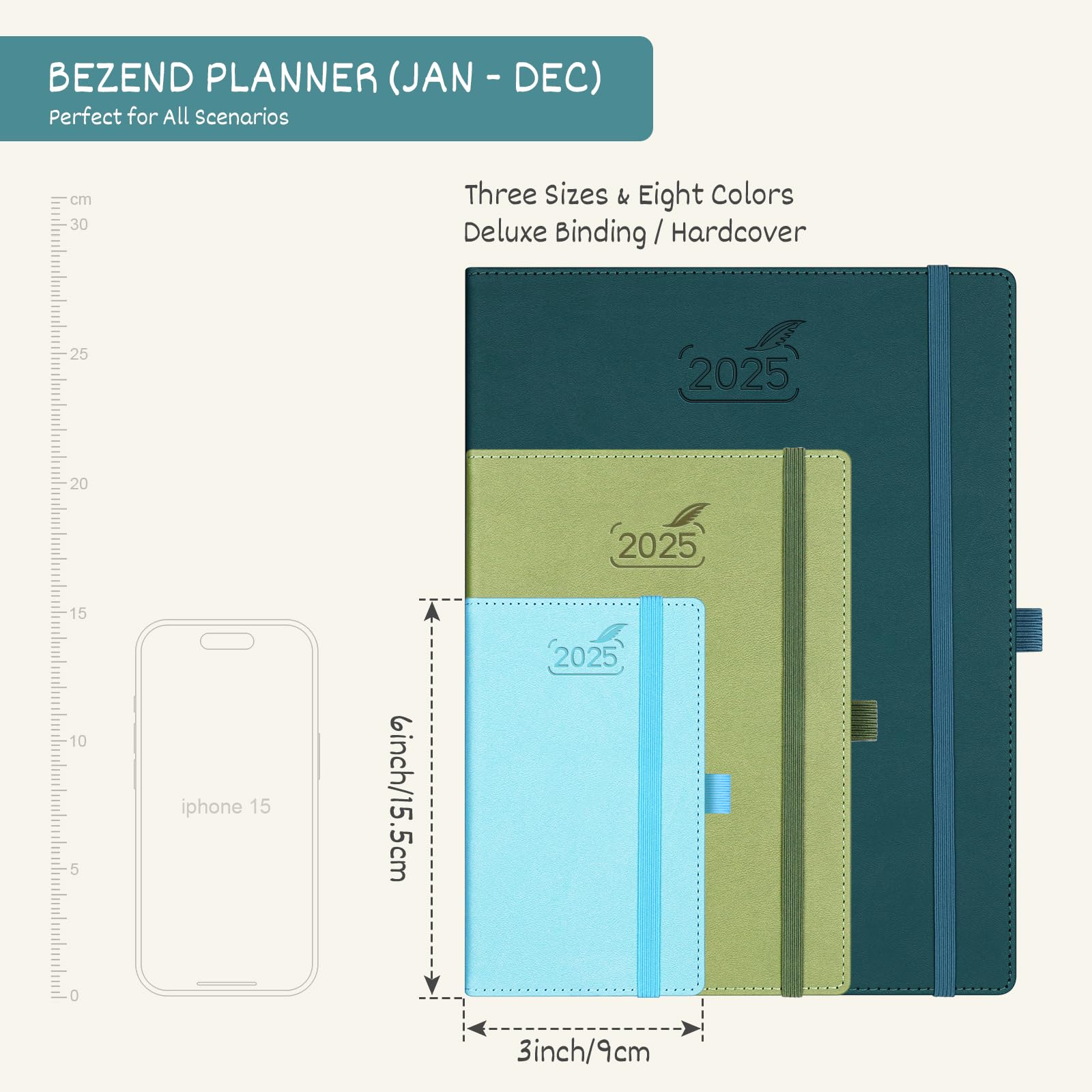BEZEND 2025 Pocket Planner - 3.5