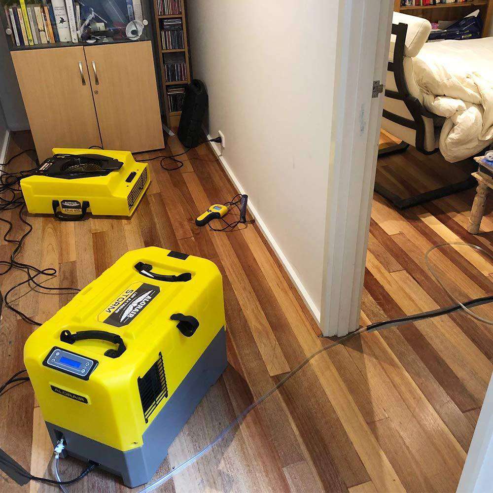 AlorAir Storm LGR Extreme 85 Pint Commercial Dehumidifier for Water Damage Restoration & Mold Prevention - Ideal for Basements, Construction Sites, and Flood Cleanup