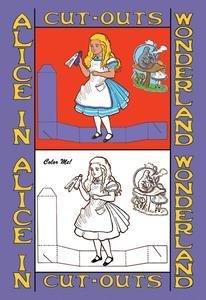 Alice in Wonderland: Drink Me - Color Me! Fine Art Giclee Canvas Print 20x30 Inches - Perfect for Nursery, Kids Room & Fantasy Themed Decor