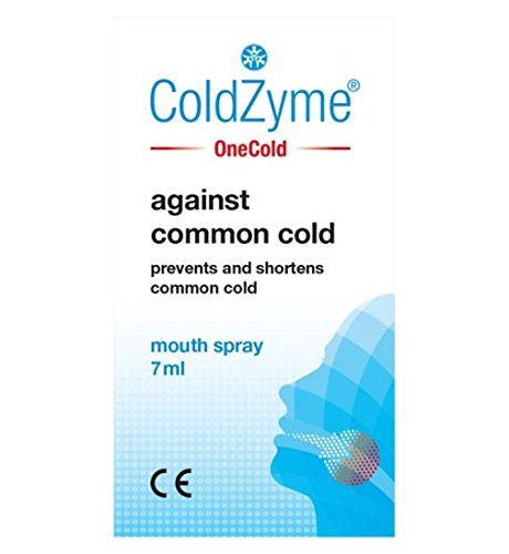 Coldzyme Onecold Mouth Spray - 7ml Fast-Acting Cold & Sore Throat Relief for Adults & Kids | Travel, Office & Home Use
