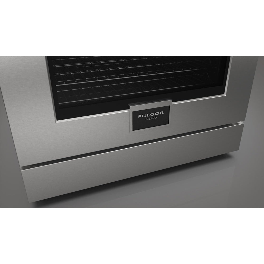 Fulgor Milano 30-inch 400 Series Accento All Gas Range - Stainless Steel (F4PGR304S2) | Professional Gas Stove for Home Kitchen Cooking, Baking & Entertaining