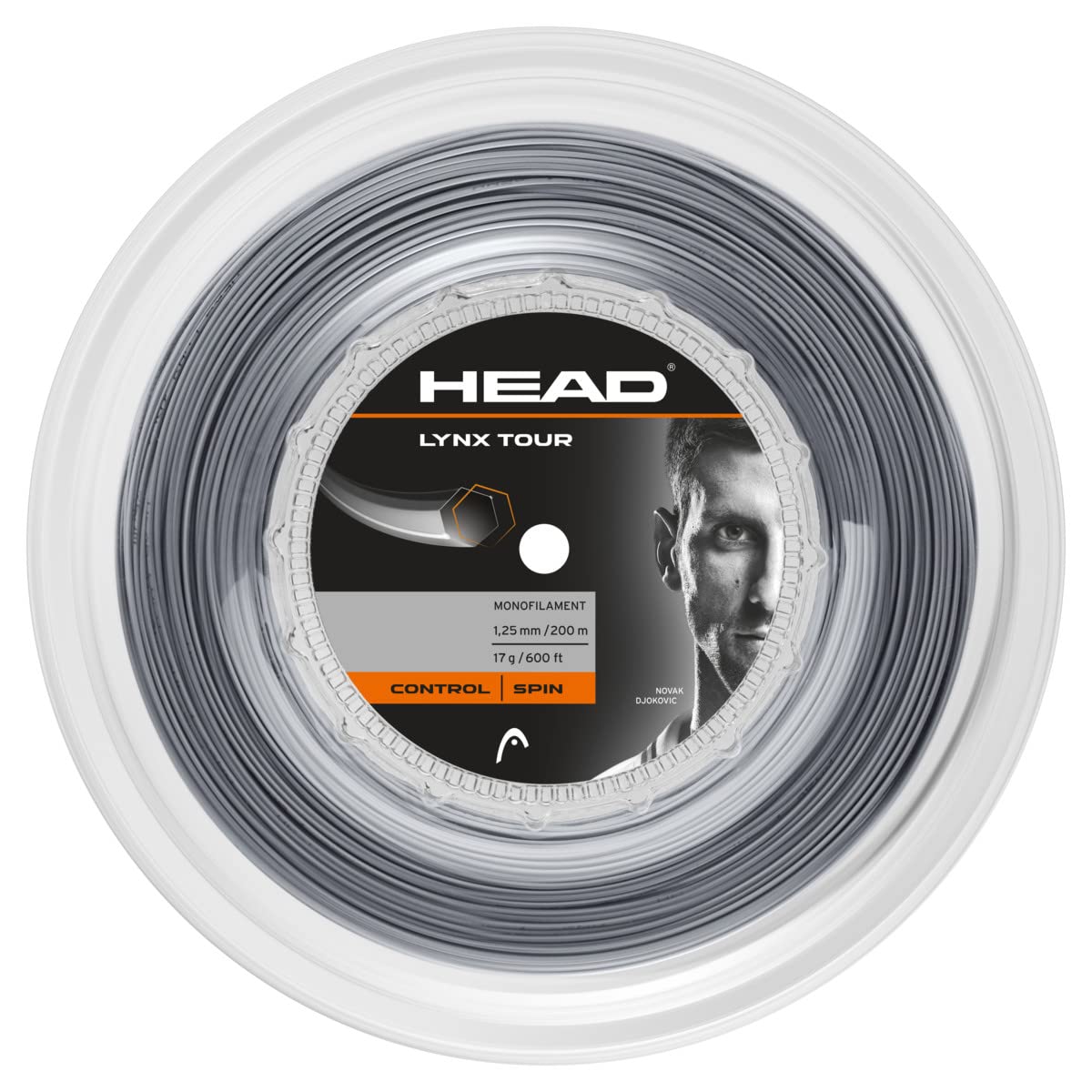 HEAD Unisex Adult Lynx Tour Reel Tennis String - Premium Polyester String for Tennis Rackets | Perfect for Competitive Play & Stringing Services