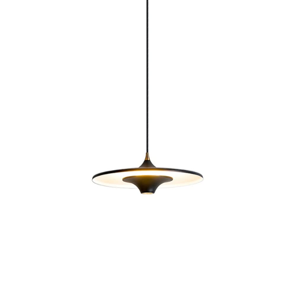 MTDYD Creative UFO-Shaped Wrought Iron Pendant Light - Nordic Minimalist LED Chandelier for Dining Room & Bedroom - Adjustable Height Ceiling Light - Perfect for Modern Home, Cafe and Restaurant Decor