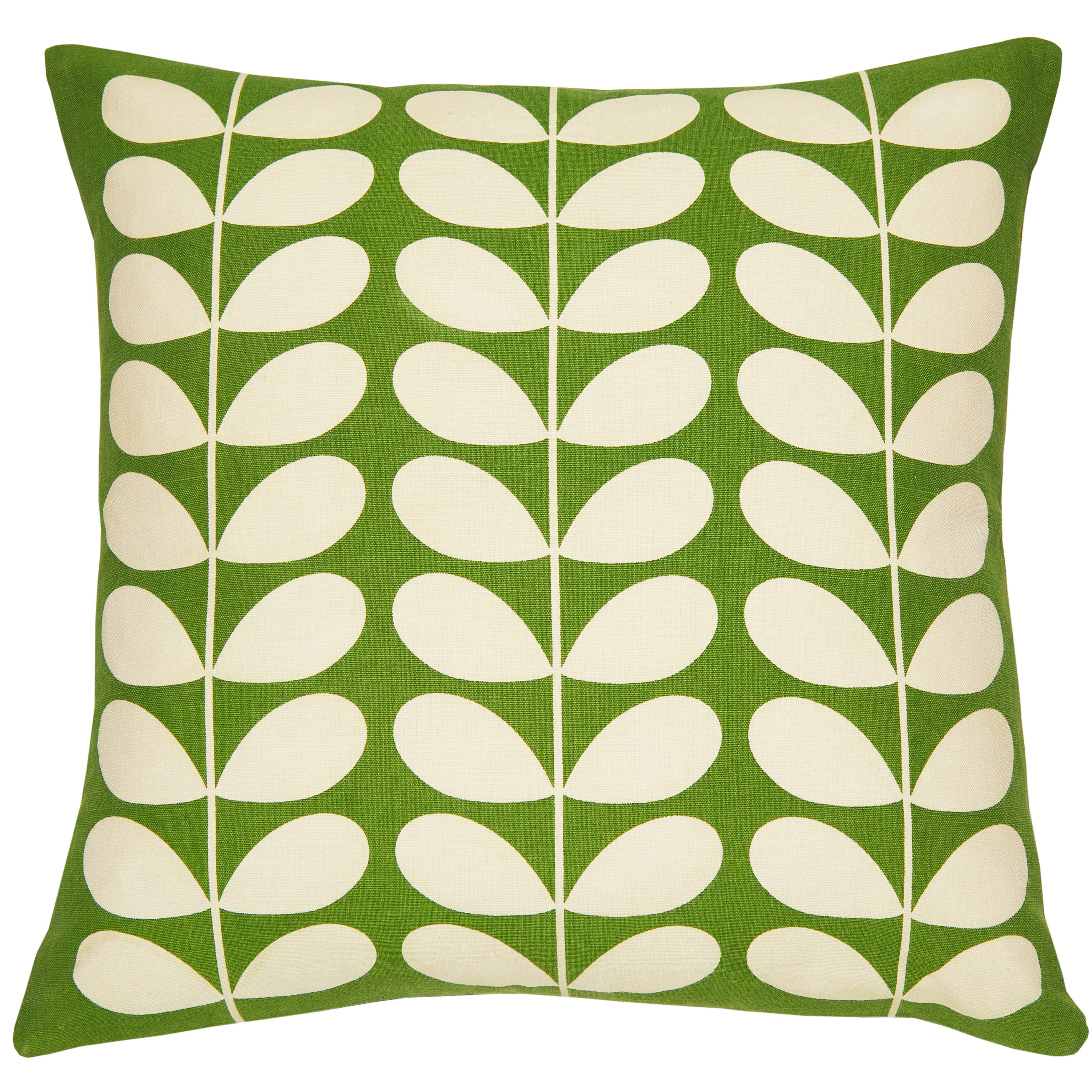 Orla Kiely Textured Flower Cushion Cover - Slate Gray Home Decor Pillow Case for Sofa, Bed, Living Room & Nursery