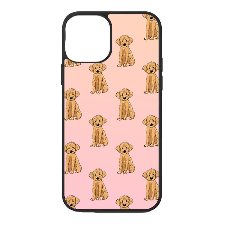 Labradoodle Goldendoodle Dog Pattern iPhone 13 Mini Case - Durable Shockproof Slim TPU Rubber Cover with Non-Slip Grip - Perfect Gift for Dog Lovers - Ideal for Daily Use, Work, and Outdoor Activities