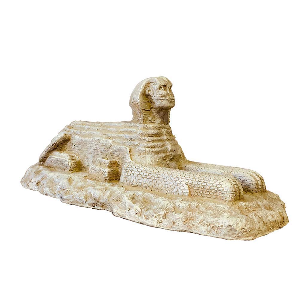Ancient Egyptian Sphinx Statue - Handcrafted Resin Sculpture for Home & Office Decor (31×14.5×12.5cm) | Perfect for Bookshelf Display, Egyptian Theme Decor, Gift for History Lovers