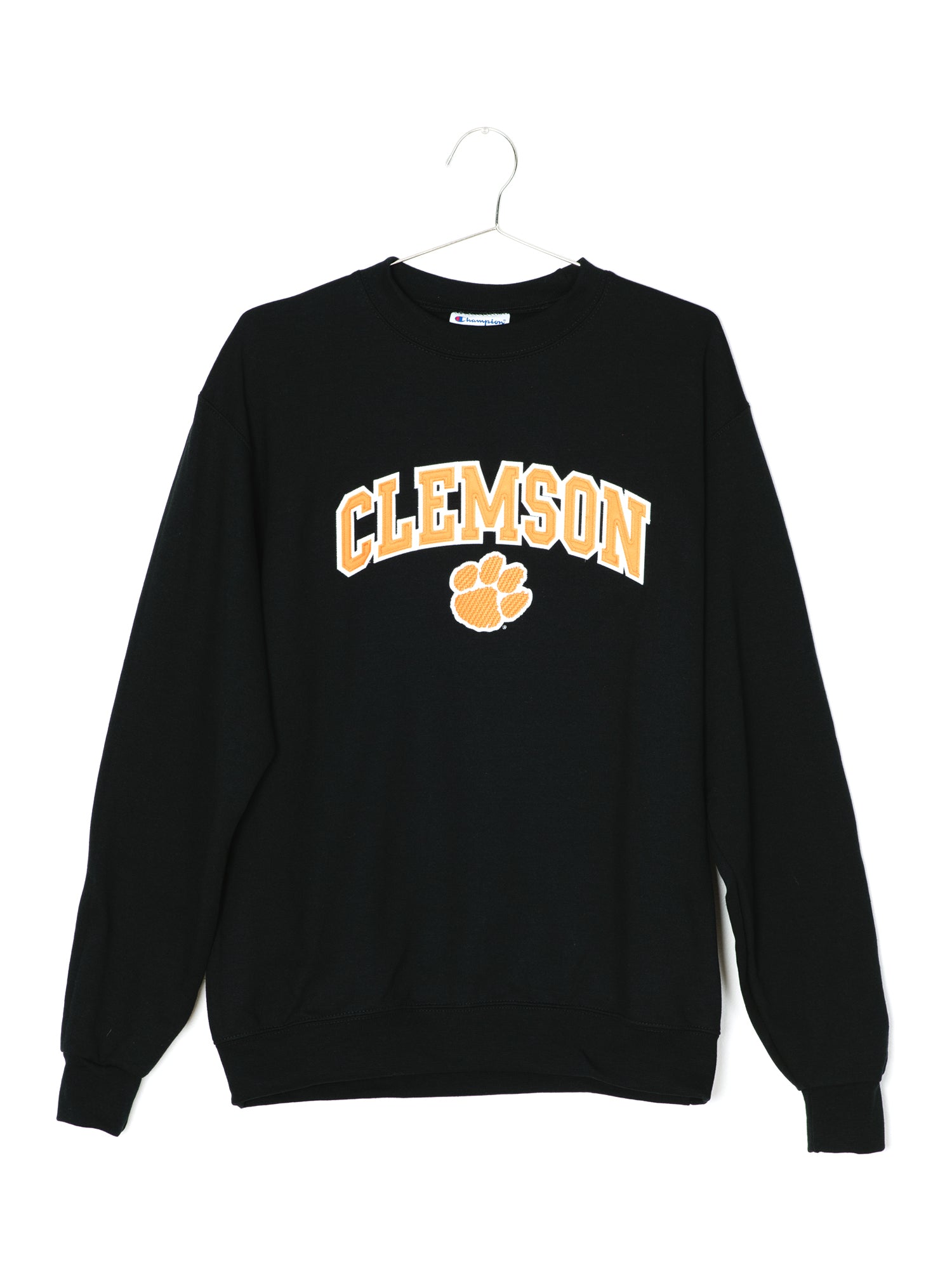 Champion Eco Powerblend Clemson Crewneck Sweater - Soft & Comfortable Cotton Blend Pullover for Men & Women - Perfect for Casual Wear, Sports & Outdoor Activities