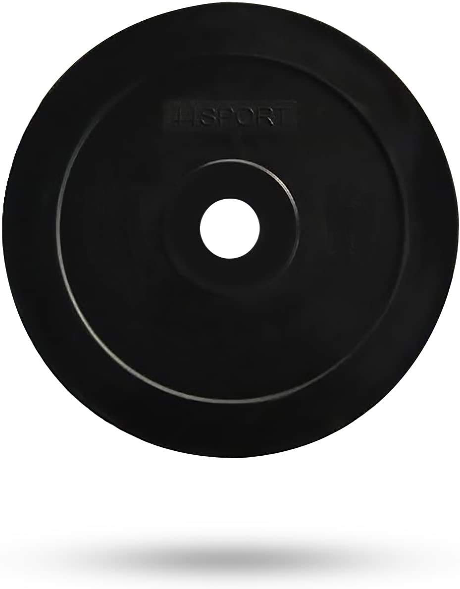 44SPORT Pair of Olympic Bumper Plates - 2 Premium All-Polymer Weight Plates for CrossFit, Powerlifting & Home Gym Workouts - Perfect for Deadlifts, Squats & Olympic Lifting