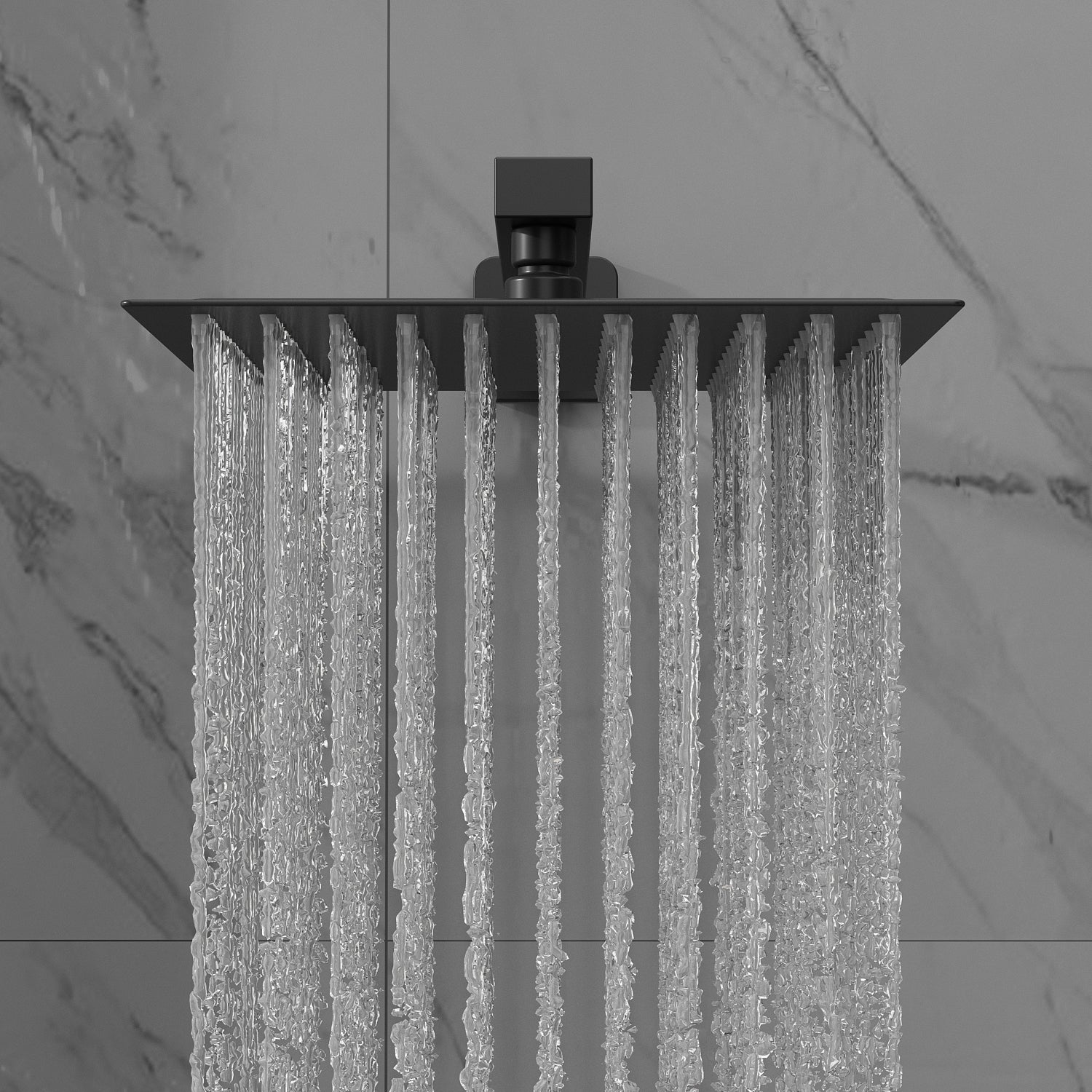 3 in 1 Concealed Shower Set - Single Handle Shower Trim Kit with Diverter Valve - Perfect for Bathroom Renovation and Modern Home Upgrade
