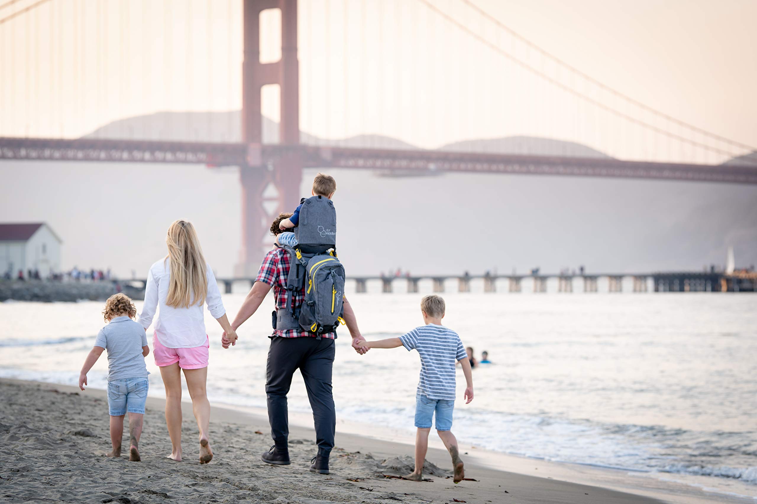 **OE Shoulder Hiking Carrier for Kids & Toddlers - Adjustable Sunshade & Detachable Backpack - Comfortable Outdoor Baby Carrier for Hiking, Camping & Travel - Our Expedition**