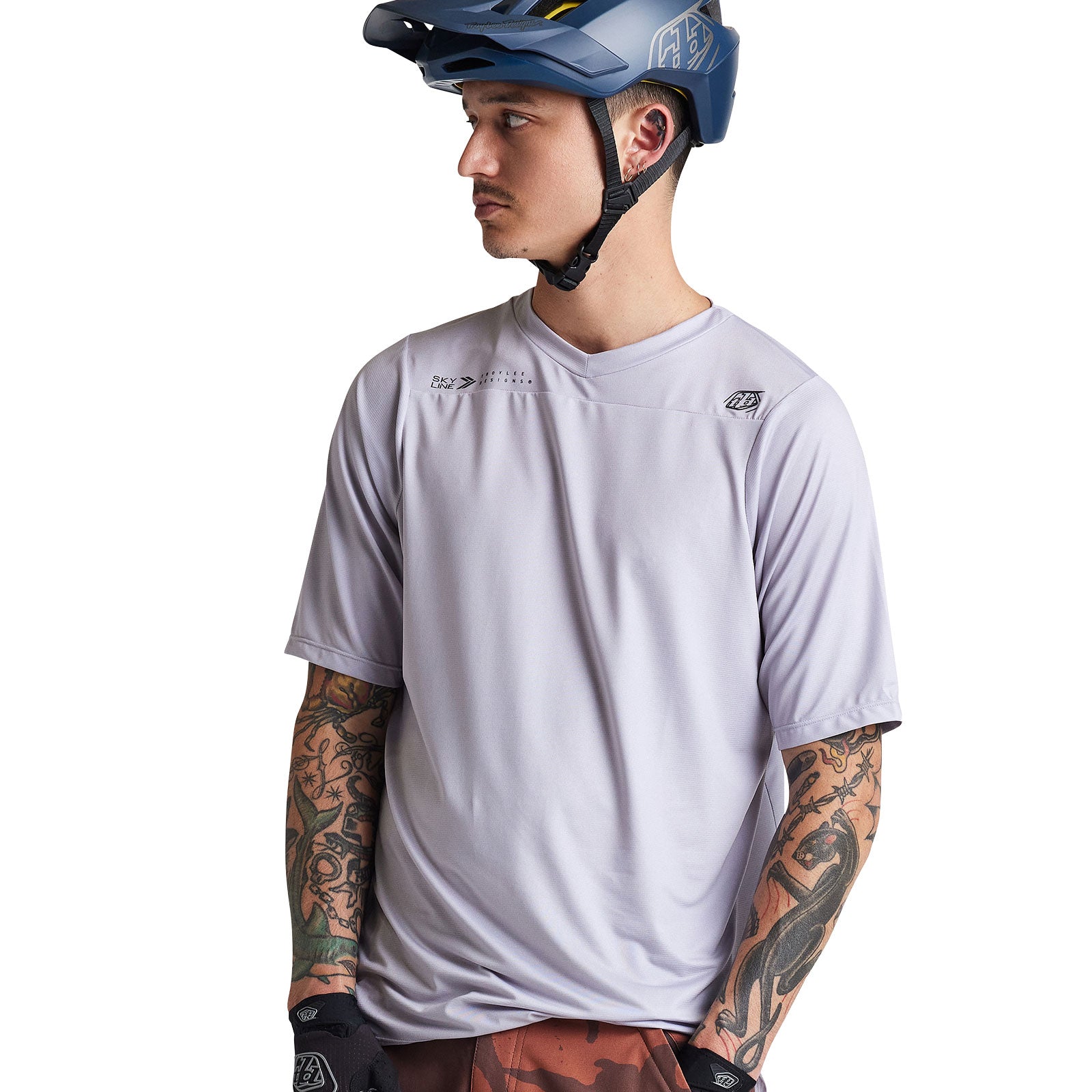 Skyline SS Jersey Mono Mist - Premium Men's Short Sleeve Athletic Shirt for Running, Gym & Casual Wear - Moisture Wicking & Breathable Performance Top