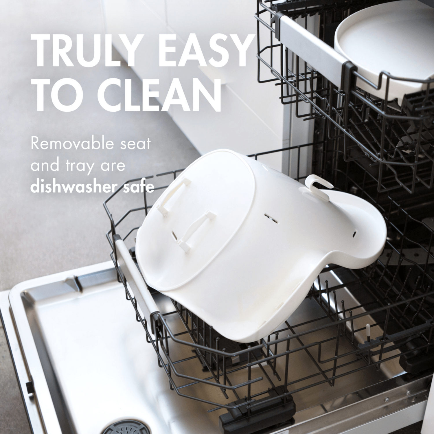 Boon GRUB Dishwasher Safe Convertible High Chair for Babies & Toddlers - Perfect for Dining, Feeding, and Kitchen Use