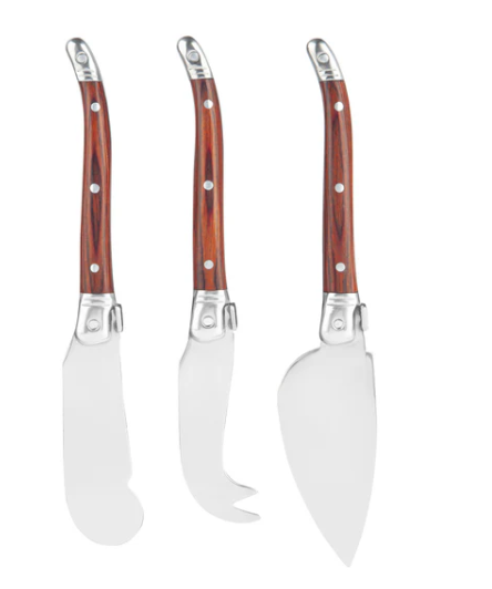 Final Touch 5-Piece Magnetic Cheese Board Set with Knives - Premium Charcuterie Serving Tray for Wine & Cheese Parties, Entertaining, and Gift Giving