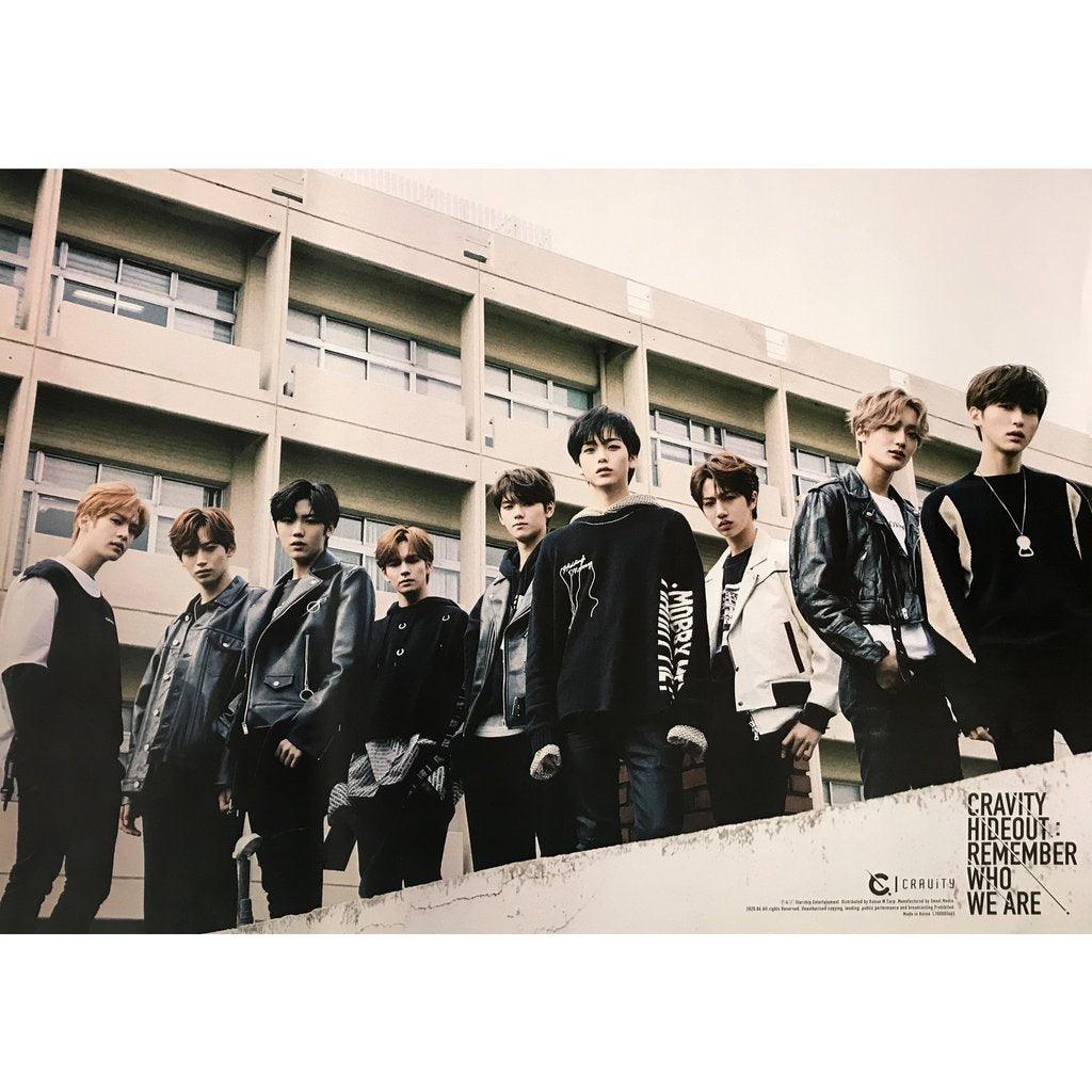 CRAVITY 'SEASON 1 HIDEOUT : REMEMBER WHO WE ARE' Official K-Pop Poster - Perfect for Room Decor, Fan Collection & K-Pop Merchandise Display