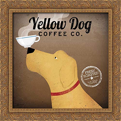 Canvas Art in a Gold Ornate Wood Frame