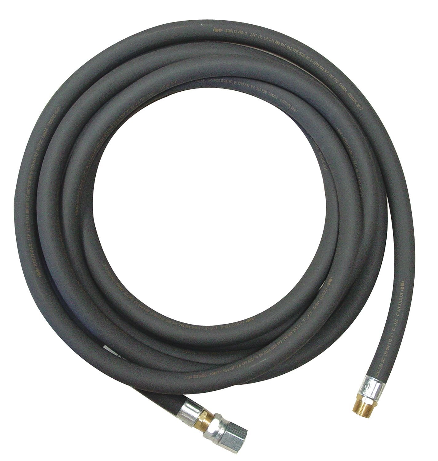50' Long High Pressure Gas Hose, 3/4