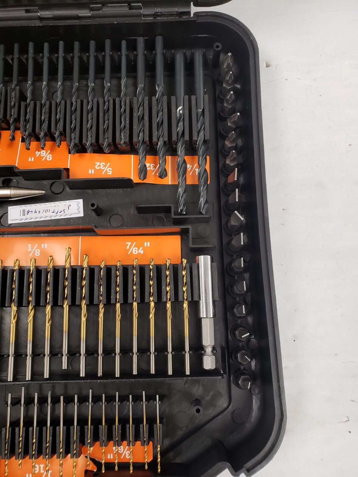 64400 1 No Name Bit Set - 100-Piece Drill Bit Set for Metal, Wood & Plastic - Perfect for DIY, Home Repair & Professional Use