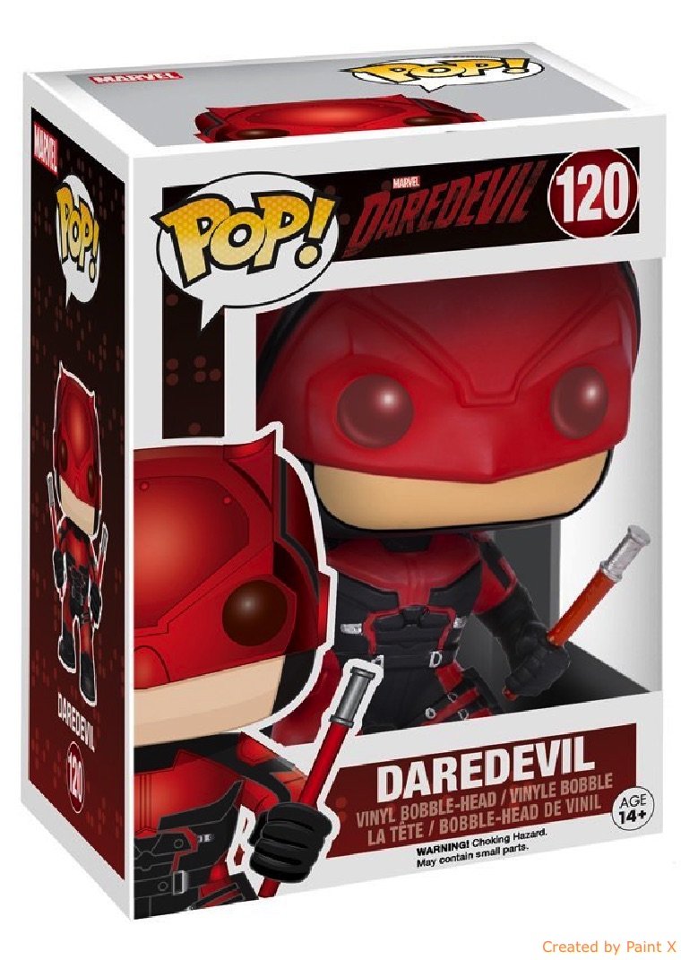Daredevil Marvel #120 Funko Pop Vinyl Figure - Collectible Action Figure for Superhero Fans - Perfect for Display, Gifts & Comic Book Collections