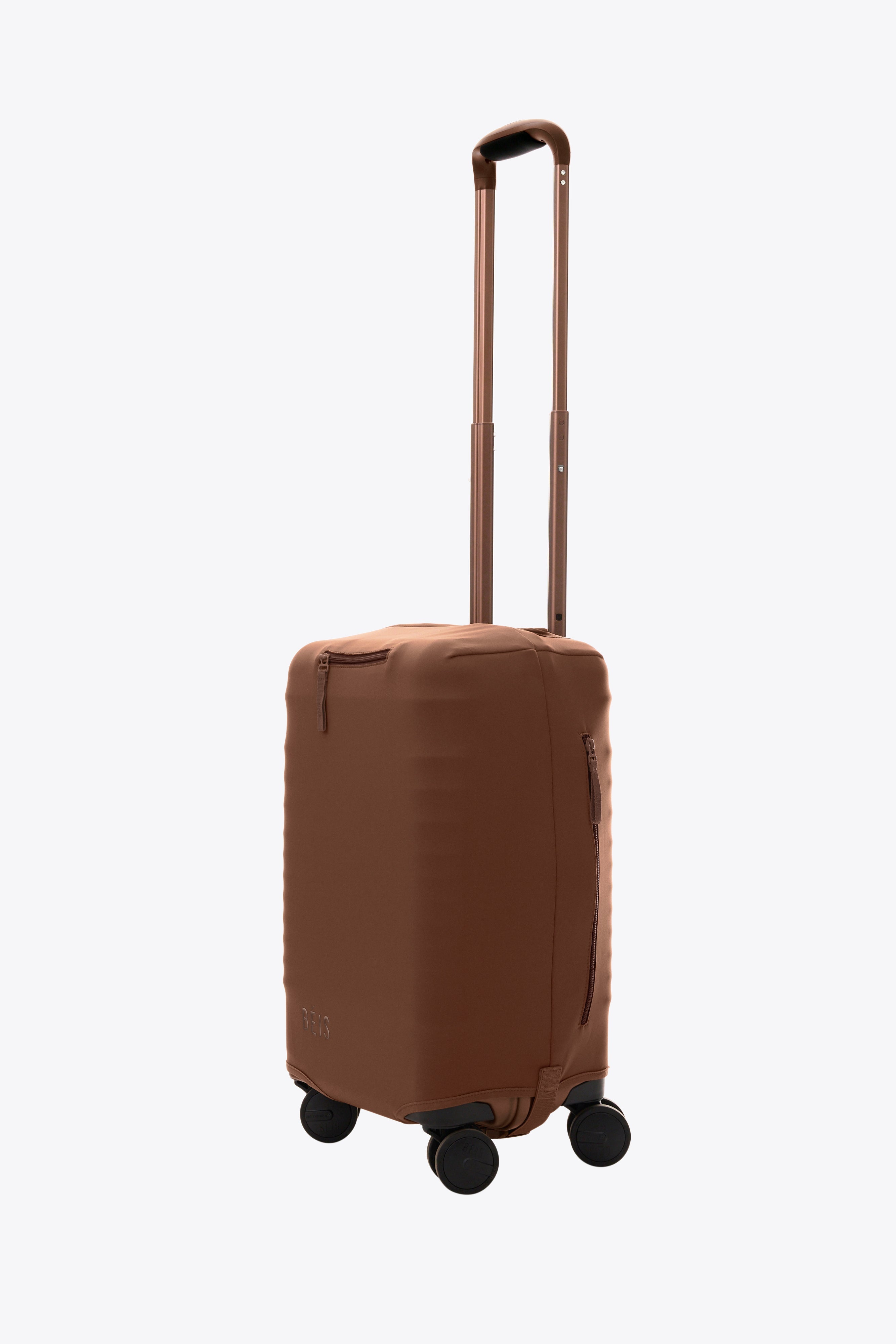 Maple Print Small Carry On Luggage Cover - Waterproof Protective Cover for Travel Suitcases - Perfect for Airplane, Train & Bus Trips
