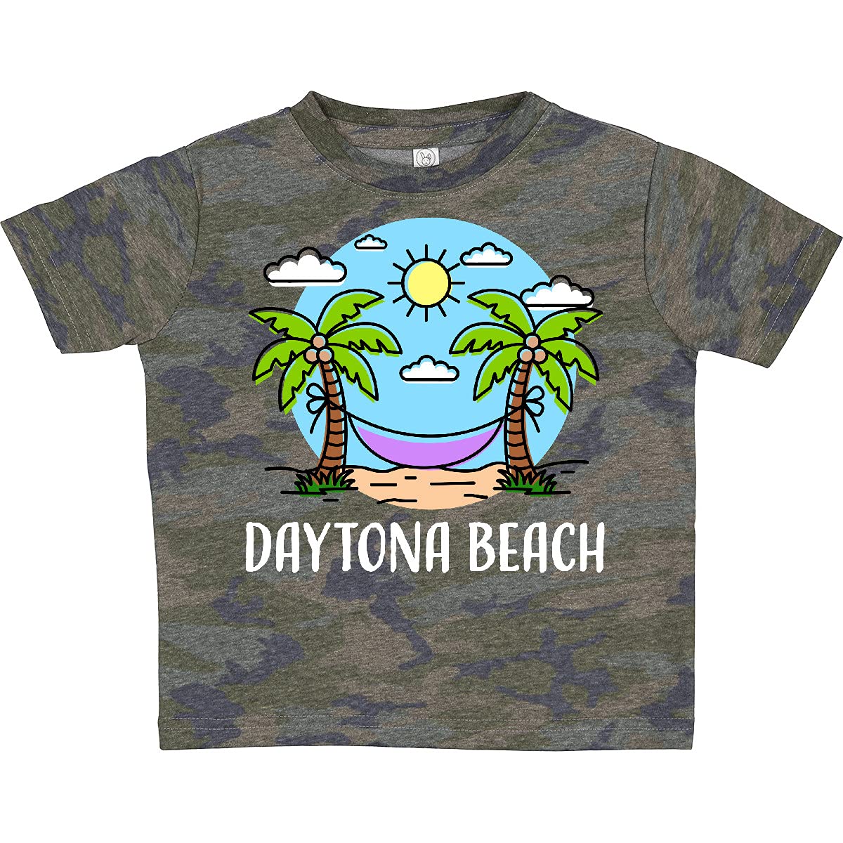 Inktastic Summer Vacation in Daytona Beach Toddler T-Shirt - Soft Cotton Kids Tee for Beach Trips & Family Vacations