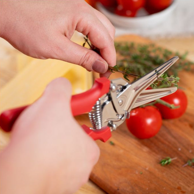 Kuhn Rikon Classic Kitchen Scissors - Heavy Duty Stainless Steel Cooking Shears for Herbs, Poultry, and Food Prep - Perfect for Home Chefs and Professional Kitchens