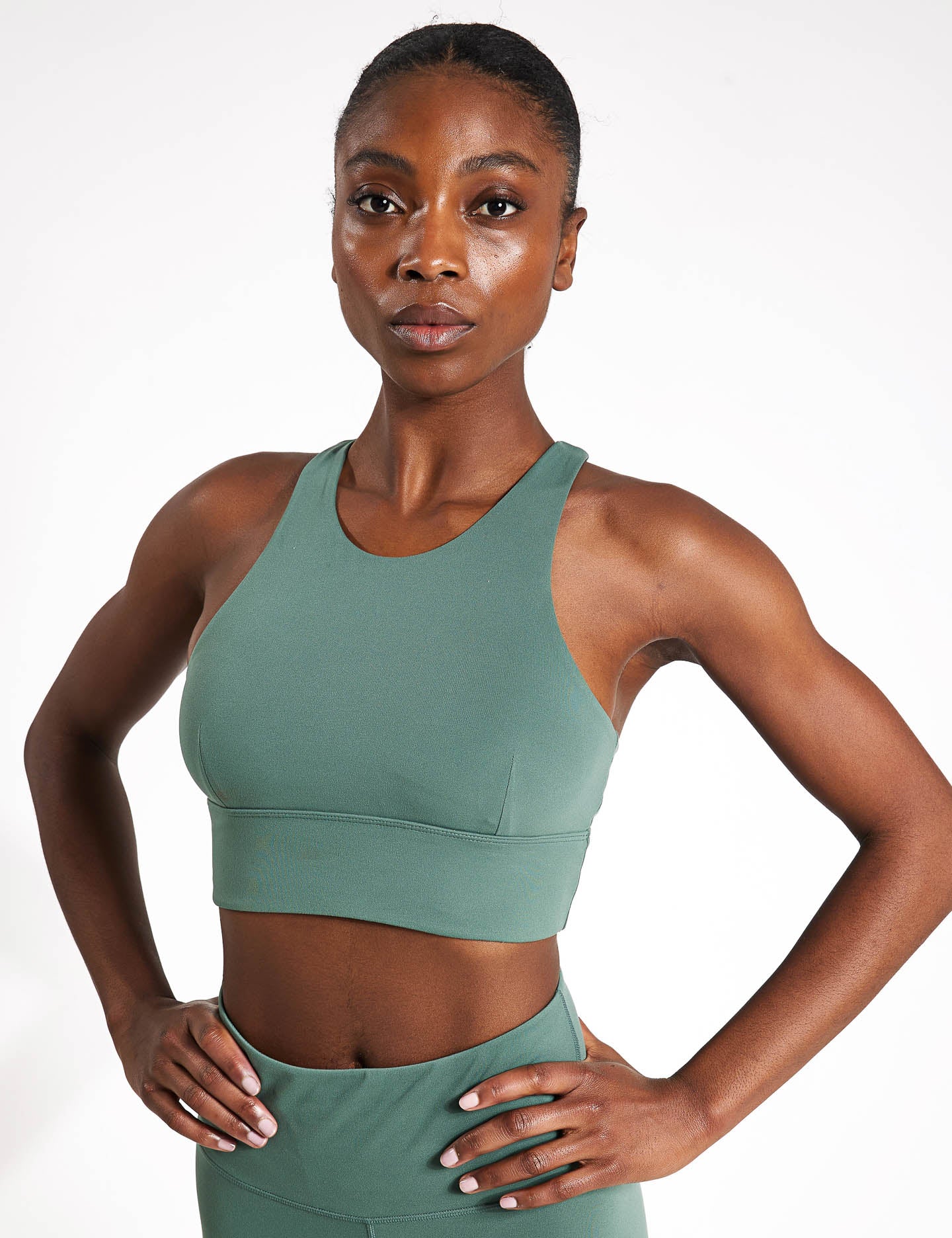 Harris Bra Dark Forest - Supportive & Comfortable Sports Bra for Women - Perfect for Yoga, Running & Gym Workouts