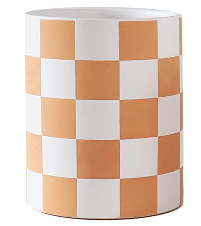 Brown and White