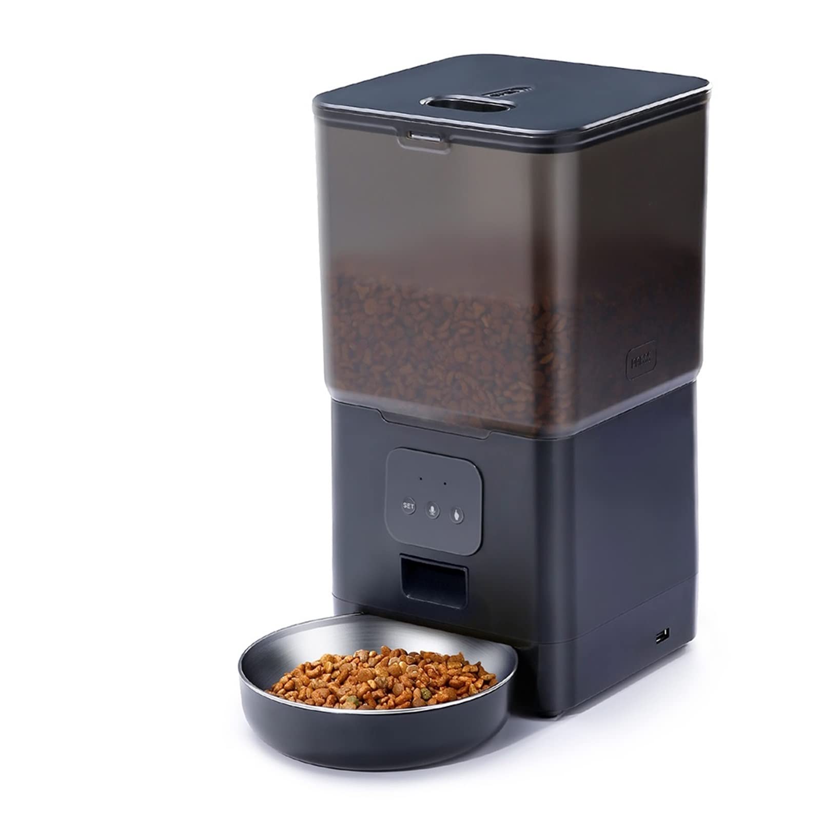 LATINDAY 6L Large Capacity Automatic Pet Feeder - Smart Timer Food Dispenser for Cats & Dogs - Perfect for Travel, Workdays & Multi-Pet Homes