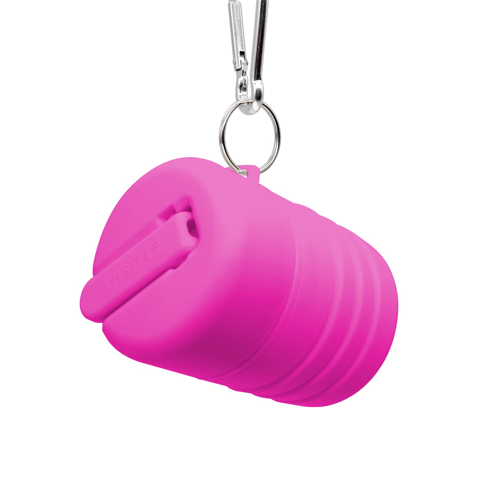 TUSHY Travel Bidet - Portable Collapsible Bidet for Home, Camping & Travel | Postpartum Peri Bottle & Hemorrhoid Relief | Compact Hygienic Solution for Outdoor Adventures, Road Trips & RVs (Fuchsia Friday)