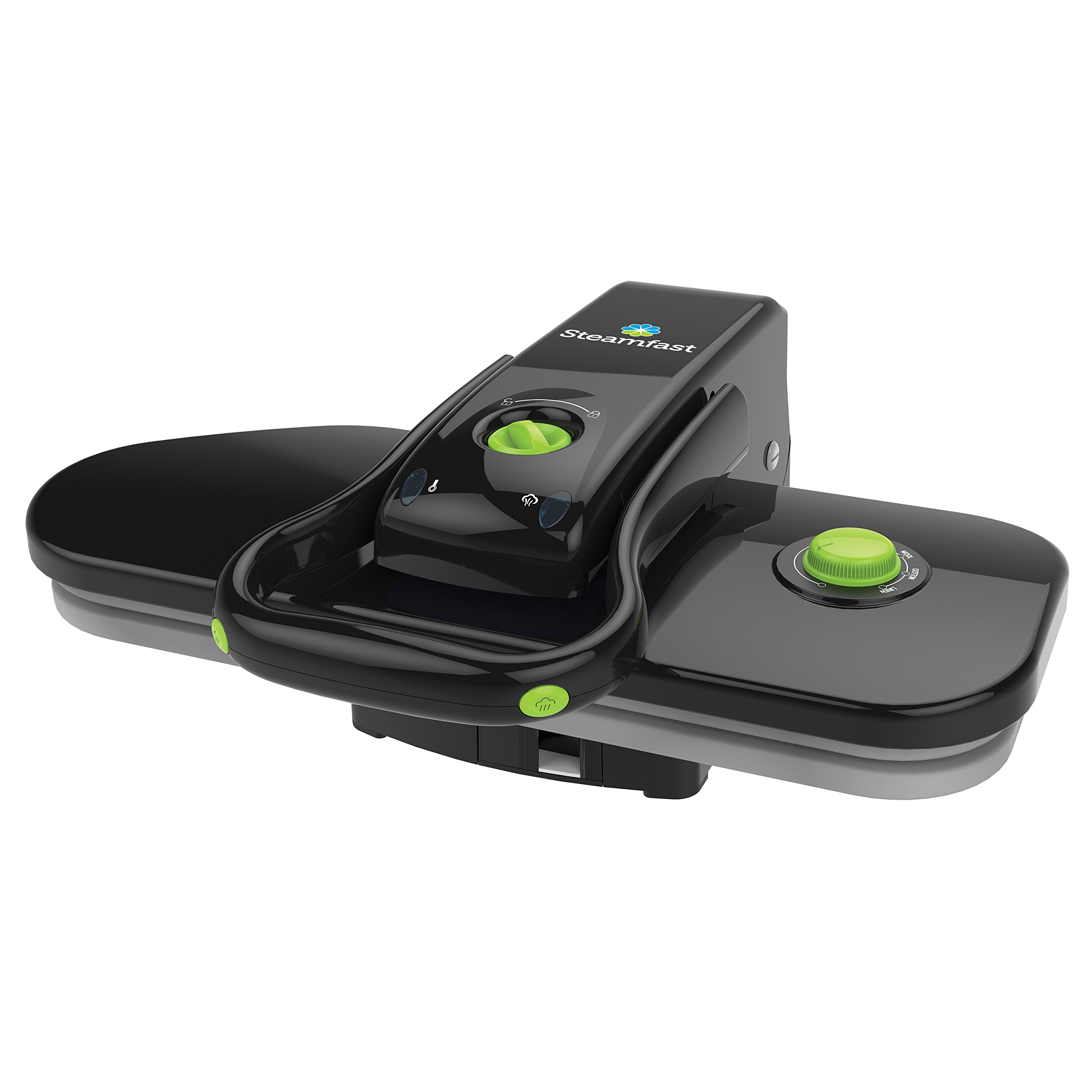 Steamfast SF-623 Mid-Size Steam Press with Multiple Fabric Settings & Steam Burst Function - A600-027 Steam Press Stand (Black) - Perfect for Home Ironing, Laundry, and Professional Garment Care