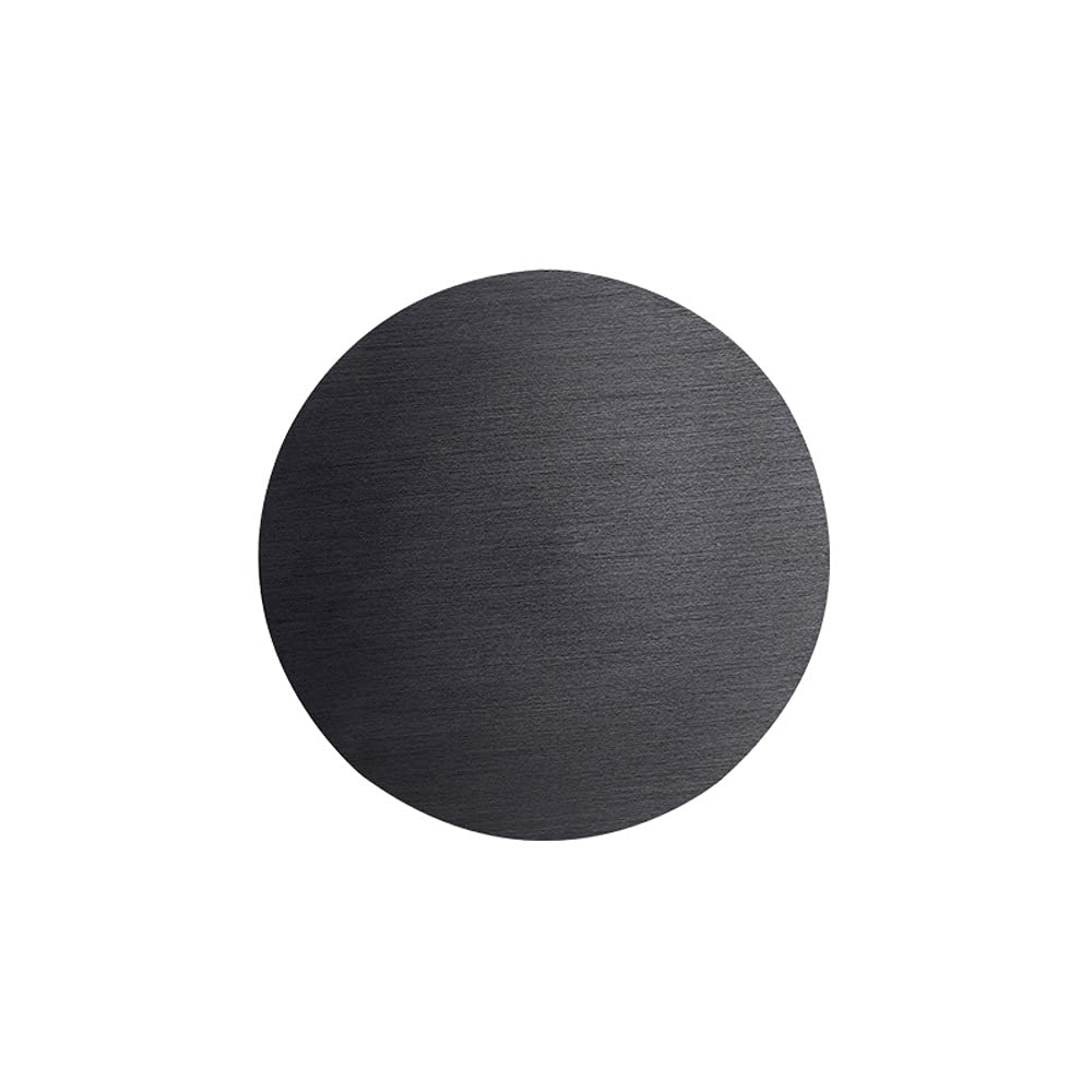 Nordic Black Solar Eclipse Wall Sconce - Modern LED Aluminum Wall Light for Living Room & Bedroom - Energy Efficient Circle Wall Lamp for Bedside, Hallway, and Home Decor