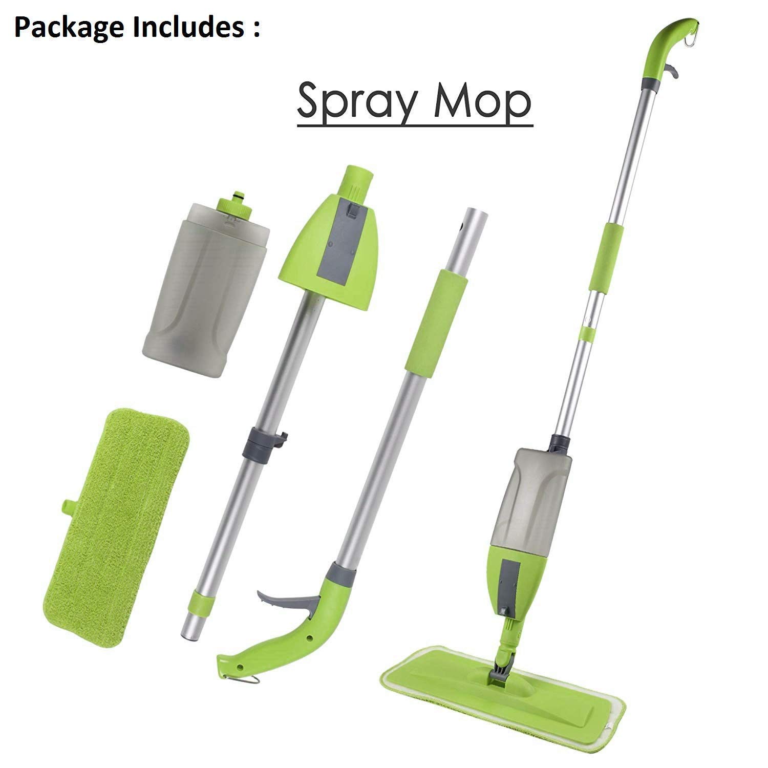 Pindia Multipurpose Floor Cleaning Spray Mop - Healthy, Non-Toxic Cleaning Solution for Home, Office, Kitchen & Hardwood Floors | Perfect for Daily Cleaning & Disinfecting