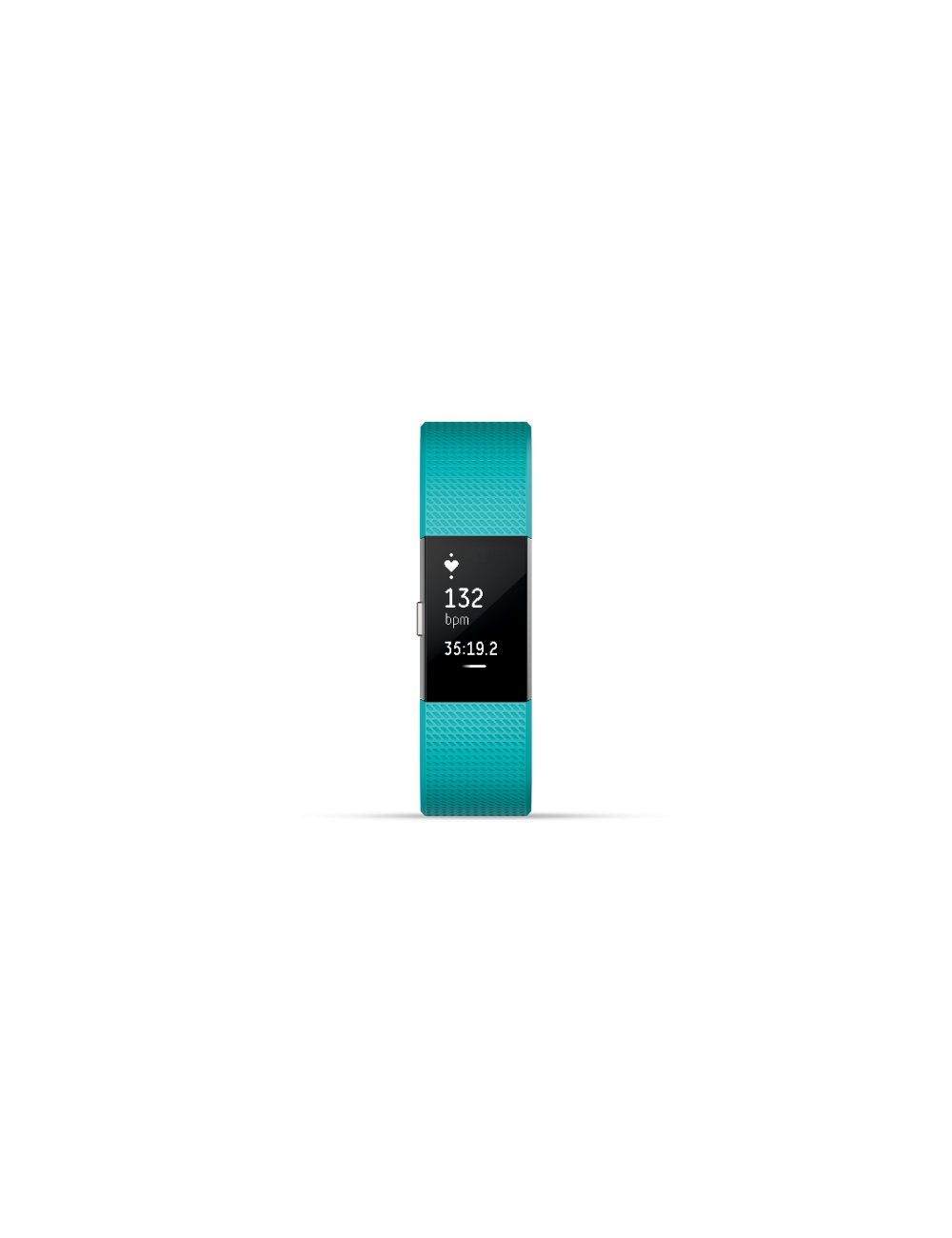 Fitbit Charge 2 Fitness Tracker with Heart Rate Monitor - Teal Large (International Version) - Perfect for Running, Gym Workouts & Daily Activity Tracking