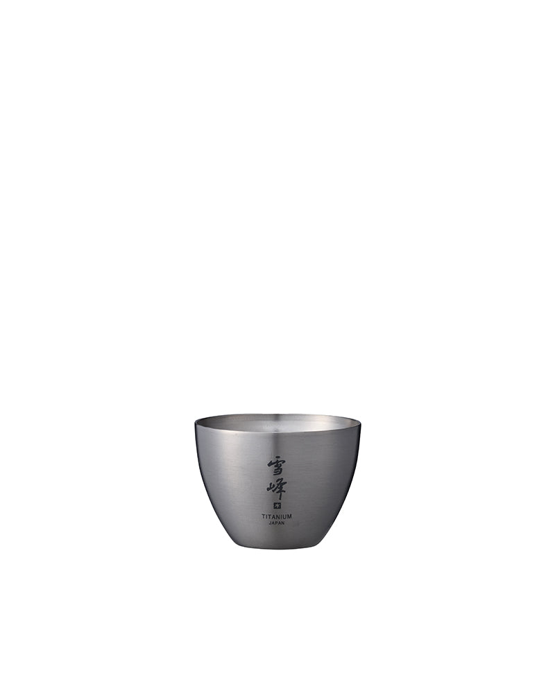 Premium Titanium Sake Cup Set - Japanese Style Drinking Cup for Sake, Whiskey & Cocktails - Lightweight, Durable & Rust-Proof - Perfect for Home Bar, Gifts & Japanese Cuisine Dining