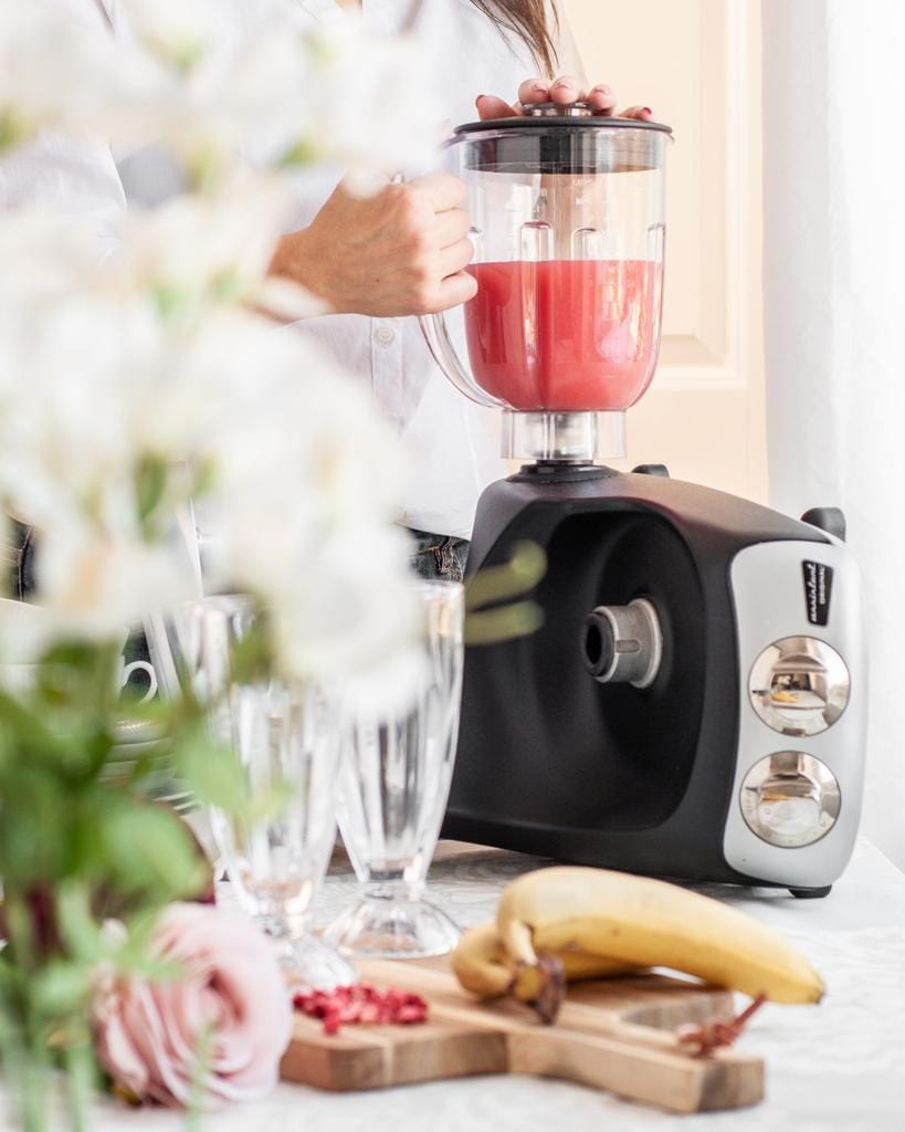 Ankarsrum Blender Attachment with Tamper - Original Assistent Stand Mixer Accessory for AKM6230 - Made in Sweden - Perfect for Baking, Smoothies & Food Prep