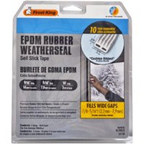 EPDM Rubber Weather Stripping Tape 10' x 5/16