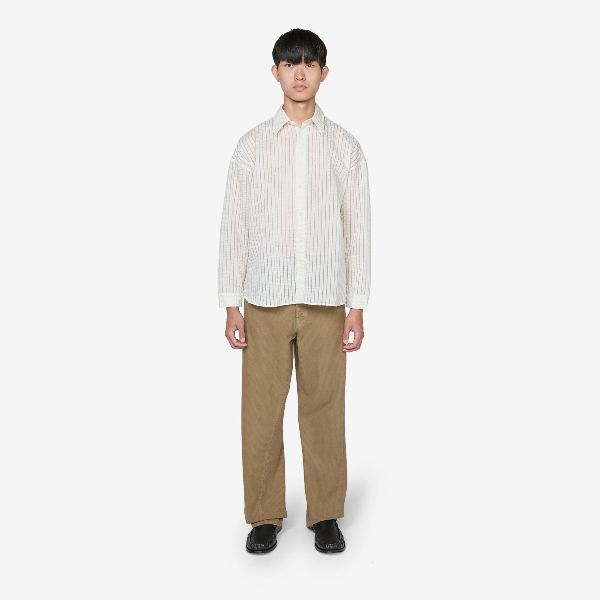 Stable Shirt Off White - Premium Quality Men's Casual Shirt for Everyday Wear | Perfect for Office, Dating & Outdoor Activities