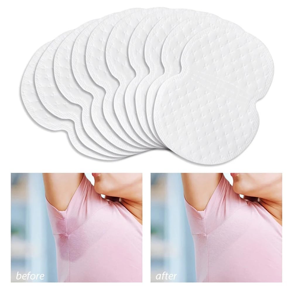 Disposable Underarm Sweat Pads - 100PCS Invisible Armpit Guards for Clothing, Comfortable & Odorless Dress Shields - Perfect for Business Attire, Formal Wear & Active Lifestyle