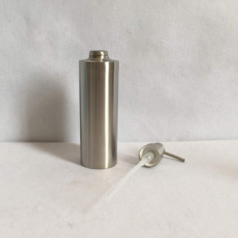TOPBATHY 304 Stainless Steel Soap Dispenser - Premium Liquid Soap & Lotion Pump for Bathroom, Kitchen & Sink - Rustproof & Durable Soap Dispenser for Hand Wash, Dish Soap & Shampoo