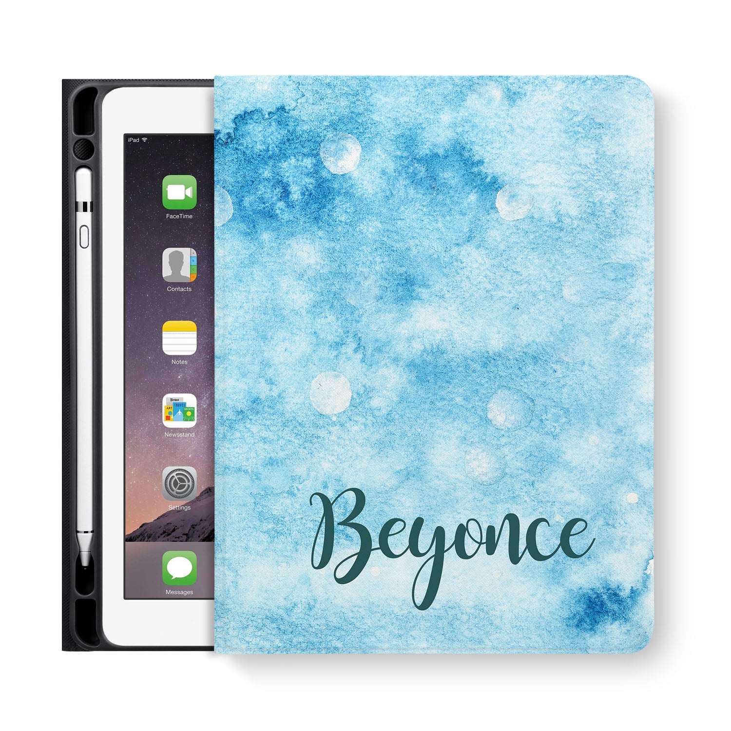 Premium iPad Folio Case with Auto Sleep/Wake - Slim Protective Cover for iPad 6/7/8/9/10 (2022-2024 Models) - Perfect for Winter Travel, Office & School Use